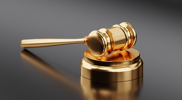 Judge's gavel in court litigation